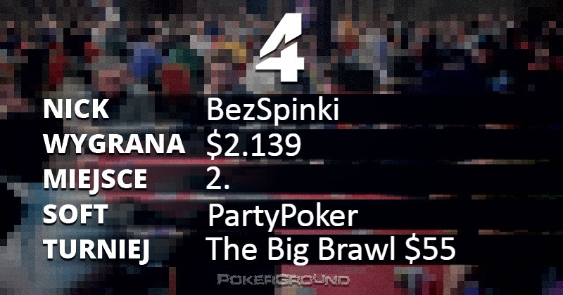 Wyniki online Polaków - PokerStars.eu, 888 poker, Full Tilt Poker, PartyPoker