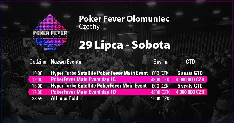 Poker Fever 29 lipca