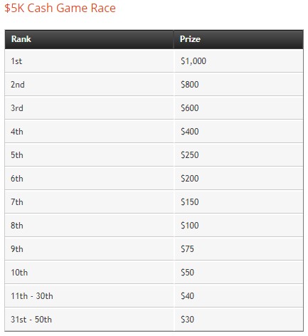 Fastforward Rake Race 5.000$