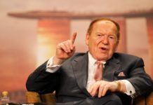 Sheldon Adelson w odwrocie na „z góry upatrzone pozycje”