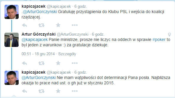 Artur Górczyński on twitter