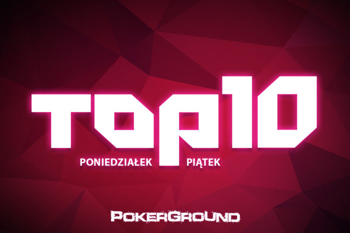 TOP 10 wyników z tygodnia - Poker Stars, 888 poker, FTP, Party