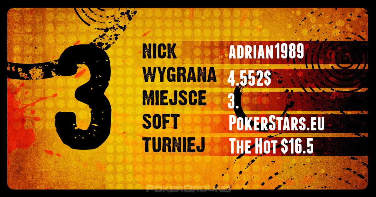 Wyniki Polaków online - poker stars, 888, ftp