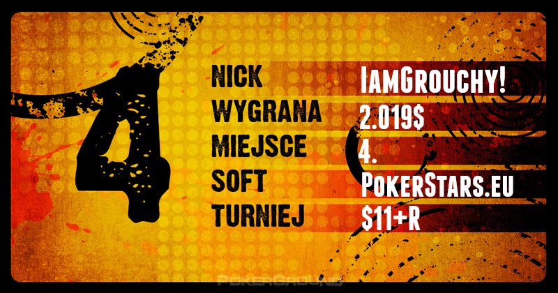 Wyniki Polaków online - poker stars, 888, ftp