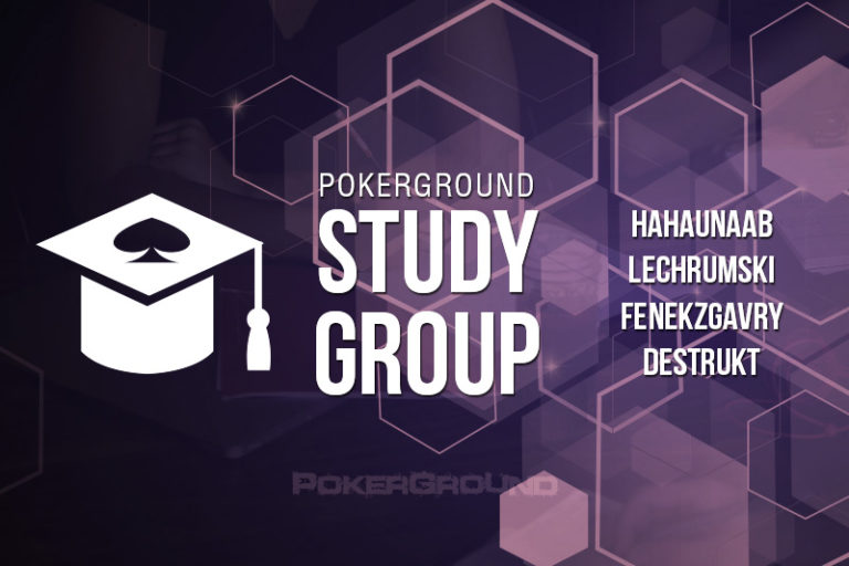 Ucz się od najlepszych – poker bez tajemnic – Study Group#3!