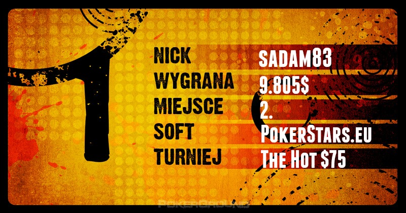 Wyniki Polaków online - poker stars, 888, ftp