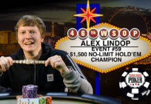 Alex Lindop wygrywa bransoletkę w evencie $1,500 NL Hold’em