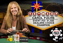 Carol Fuchs jako pierwsza kobieta wygrywa bransoletkę WSOP 2015