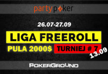 Liga Freeroll PokerGround – doniesienia po siódmym turnieju