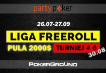 Darmowa liga PokerGround – szósty turniej za nami