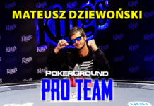 Pierwszym zawodnikiem PokerGround Pro Team jest Mateusz Dziewoński!