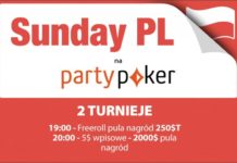 Niespodzianka od PartyPoker – turnieje SundayPL wciąż w lobby bez ligi, dzisiaj od 18:00!