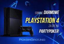 Odbierz darmowe Playstation 4 od PokerGround za grę na PartyPoker!