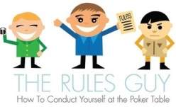 rules guy dealer poekr table conduct
