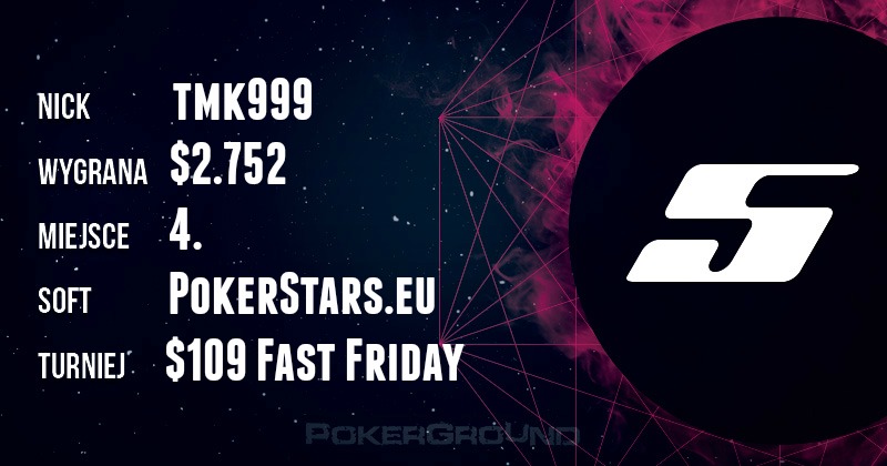 Wyniki online Polaków - PokerStars.eu, 888 poker, Full Tilt Poker, PartyPoker