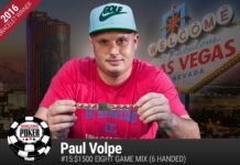 Paul Volpe zwycięża event mieszany WSOP za 1500$