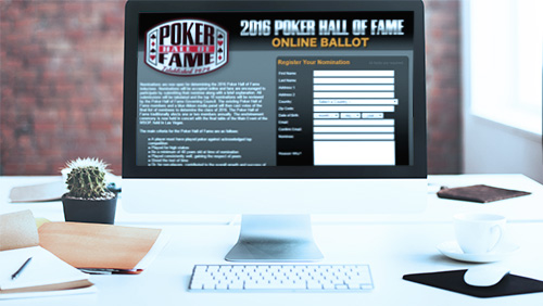 poker hall of fame nomination 2016