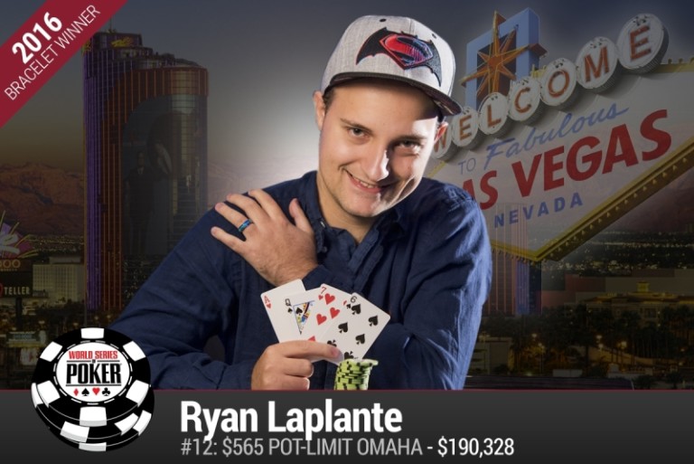 WSOP 2016: Ryan Laplante wygrywa event za 565$ Pot-Limit Omaha