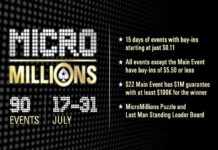 Początek odchudzonego festiwalu „MicroMillions” na PokerStars
