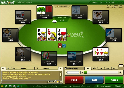 party-poker-table party poker