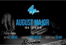 PokerGround zaprasza na turniej August Major do Ołomuńca – 1.000.000 Kc GTD.