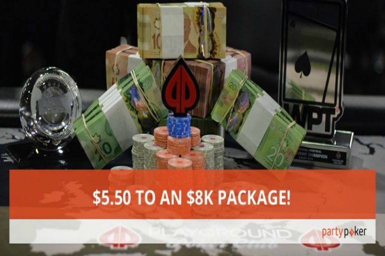 Kanadyjczyk zamienił $5.50 na pakiet wyjazdowy, na Caribbean Poker Party o wartości $8.000!