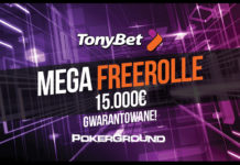 Seria darmowych turniejów na TonyBet Poker z €15.000 w puli startuje już dziś! (niski CAP)