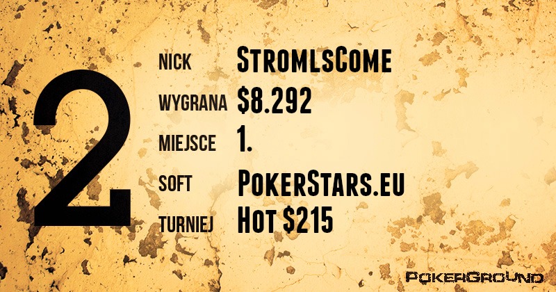 Wyniki online Polaków - PokerStars.eu, 888 poker, Full Tilt Poker, PartyPoker