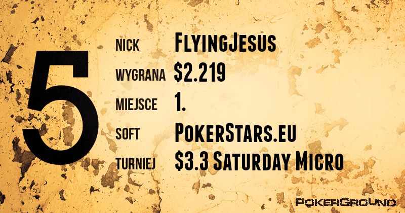 Wyniki online Polaków - PokerStars.eu, 888 poker, Full Tilt Poker, PartyPoker