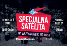 Wyjedź na September Major z PokerGround. Wyjątkowa satelita już w najbliższy wtorek!