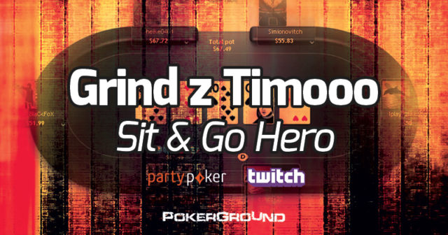 Poniedziałek: 20.02. – Dziś w programie – Timooo odwraca zły los w grach Sit & Go Hero