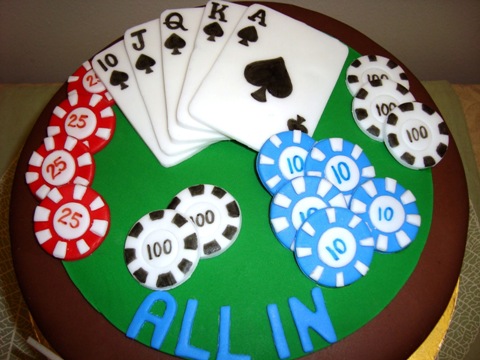 poker birthday cake news