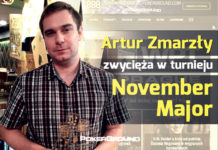 Artur Zmarzły zwycięża w turnieju November Major i wygrywa 629.000 Kc!