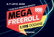 To już dziś! Freeroll PokerGround na 888poker z pulą dodaną w wysokości 1.111$!