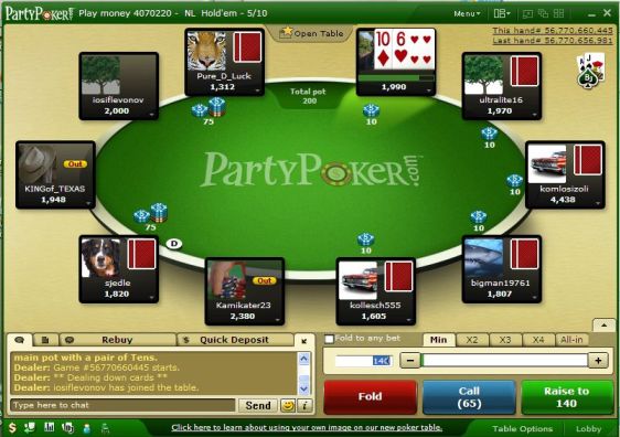 poker-table-partypoker-mike-sexton