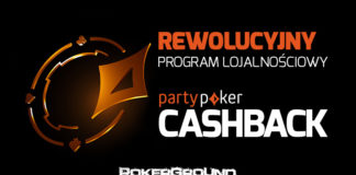 Nowe udogodnienie w programie lojalnościowym PartyPoker cashback-pokerground