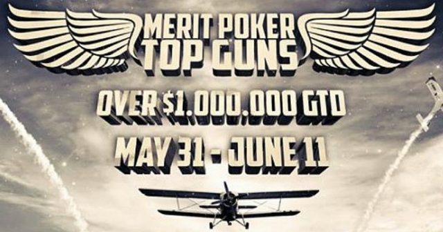 Merit Poker Top Guns: Polak na czele Main Eventu #1 po dniu 1A