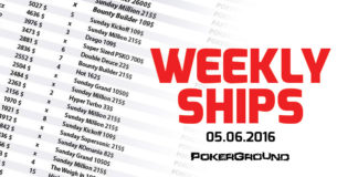 Weekly Ships: świetny wynik na PartyPoker; awaria na PokerStars Weekly Ships - tydz. 22
