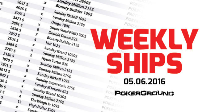 Weekly Ships - tydz. 22