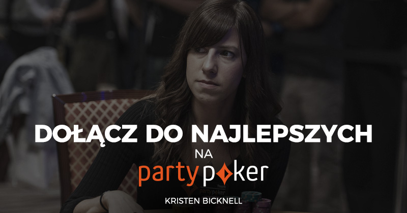 DoÅ‚Ä…cz do najlepszych na PartyPoker - Kristen Bicknell!