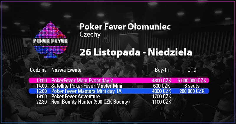 Poker Fever Series - niedziela