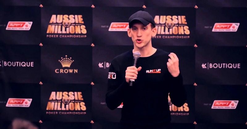 Jason Somerville po raz trzeci będzie komentował festiwal Aussie Millions