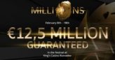 12.500.000€ Gtd w rozszerzonym festiwalu PartyPoker MILLIONS Niemcy