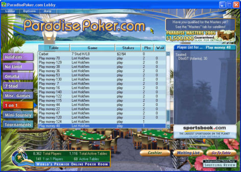 Paradise Poker - poker online