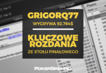 Grigorq77 wygrywa ponad 92.000$ w Sunday Million! grigorq77 PokerStars Sunday Million