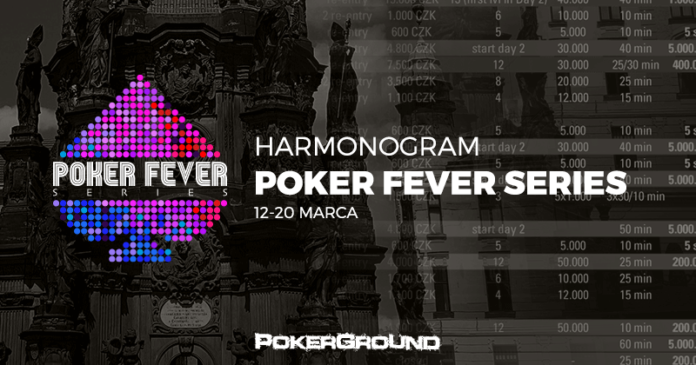 Harmonogram Poker Fever Series - marzec 2018