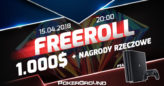 Kwietniowy MEGA Freeroll – PlayStation 4 i inne nagrody + gotówka do zgarnięcia!