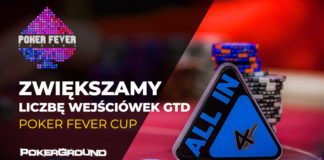 Poker Fever CUP (kwiecień): zwiększamy liczbę wejściówek gwarantowanych! Poker Fever CUP (kwiecień 2018) - zwiększona liczba wejściówek