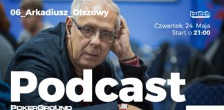 Podcast PokerGround: Gościem na Twitchu będzie dzisiaj Arkadiusz Olszowy Arkadiusz Olszowy