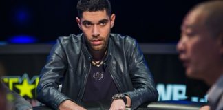 Duży blef i odważne sprawdzenie w grze cashowej „Live at the Bike” poker